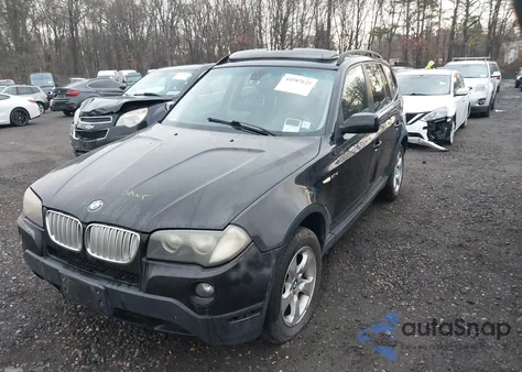 2007 BMW X3 3.0Si из США, поврежденный, VIN WBXPC93467WJ01787